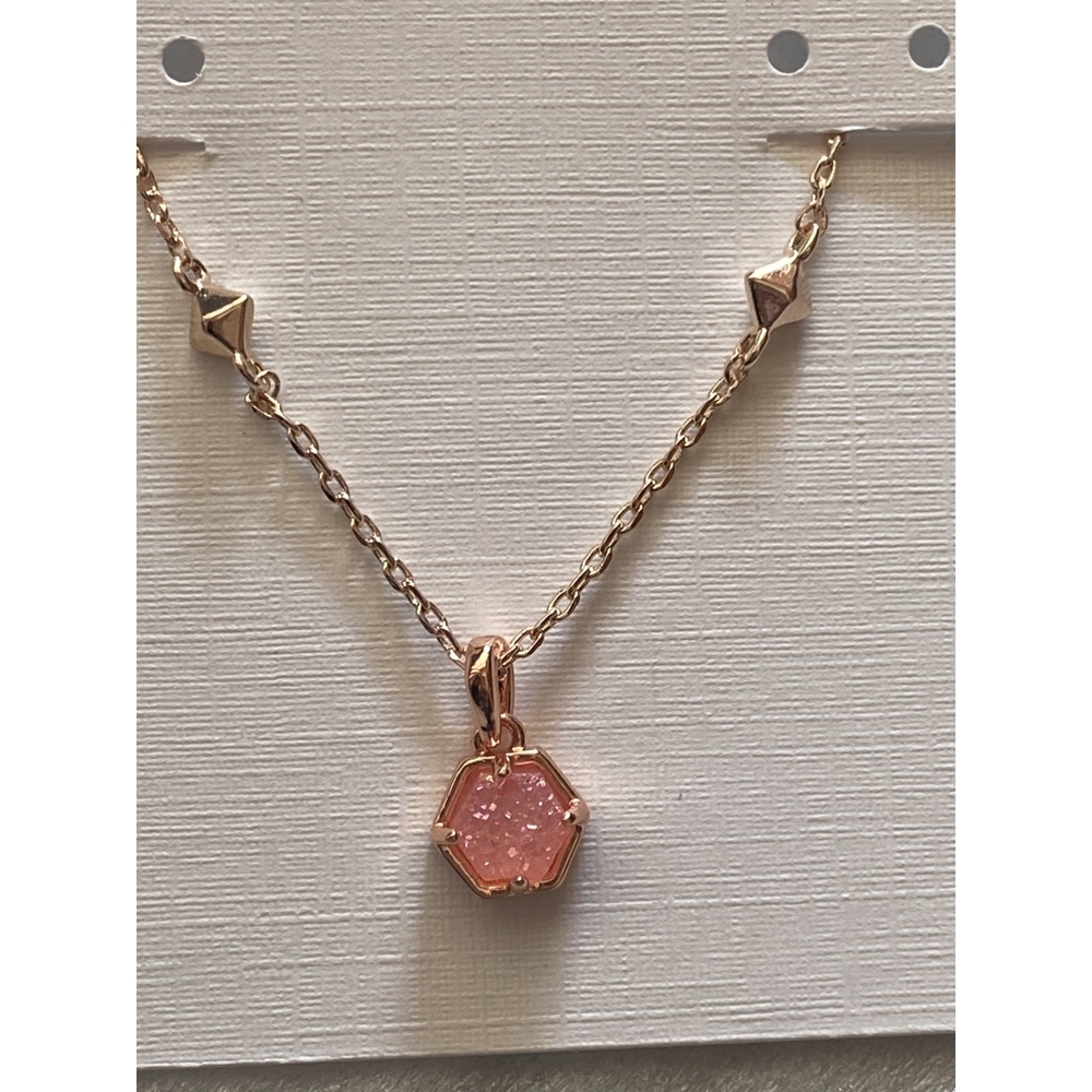 Kendra Scott Pink Pendant Necklace